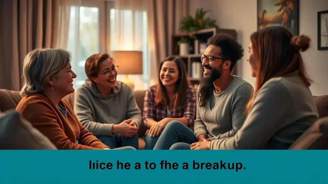 Busque apoio emocional e social