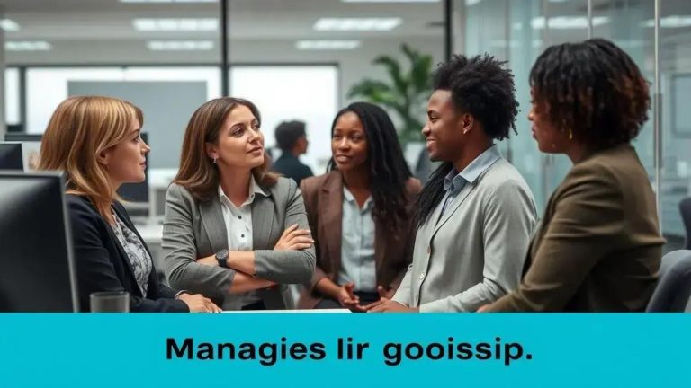 Como Lidar com Fofocas no Trabalho: Pare