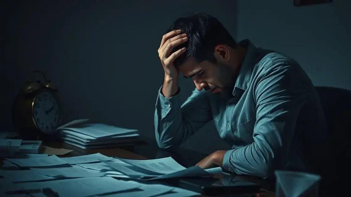 Principais sintomas físicos e emocionais
