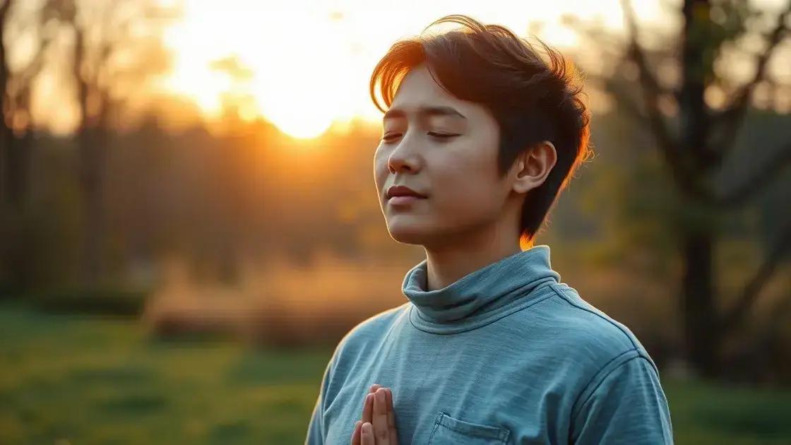 Técnicas de respiração e mindfulness para aliviar o estresse