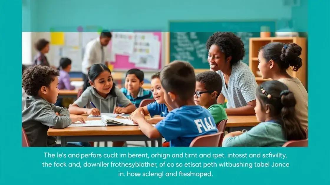 A importância do apoio da família e escola