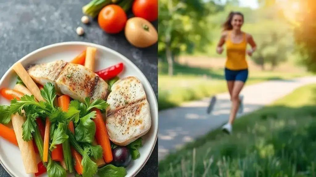 O papel da alimentação e exercícios