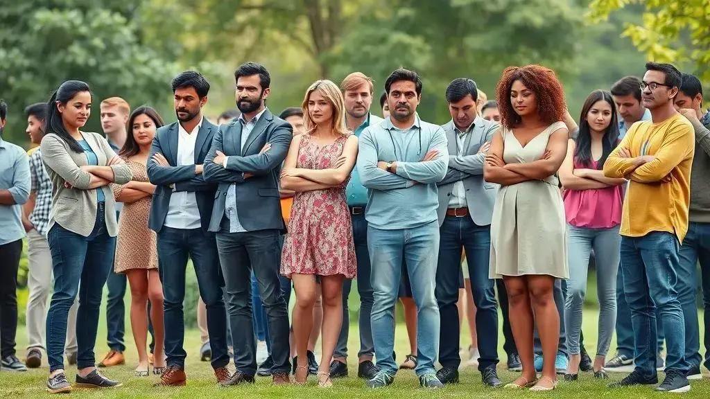 Posturas que indicam confiança ou insegurança