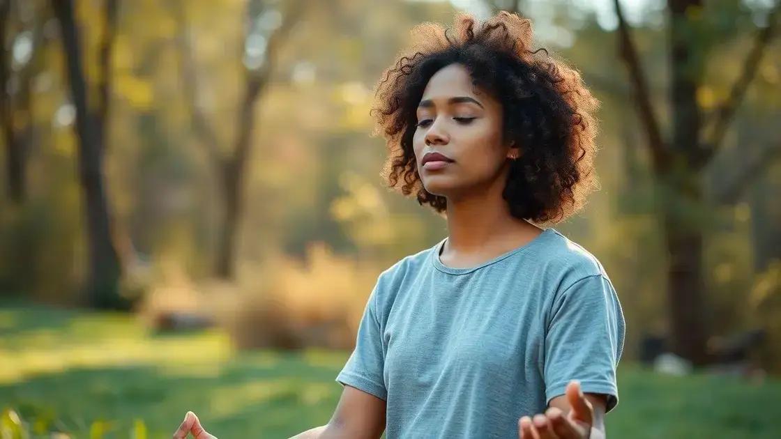 Técnicas naturais e mudanças no estilo de vida