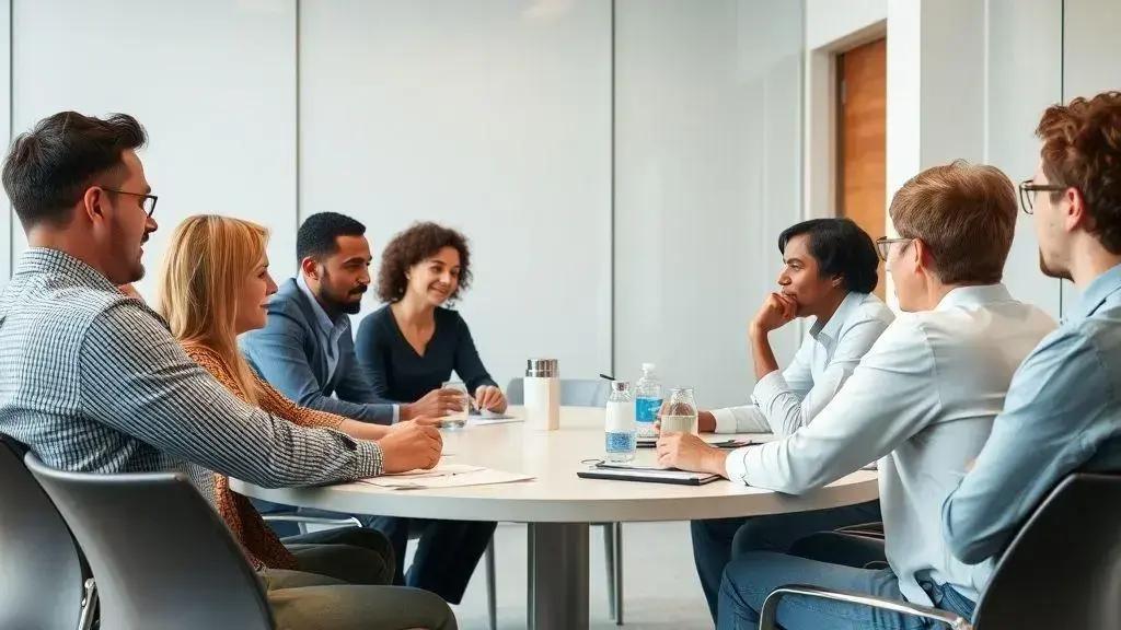 Como grupos de discussão facilitam a troca de ideias