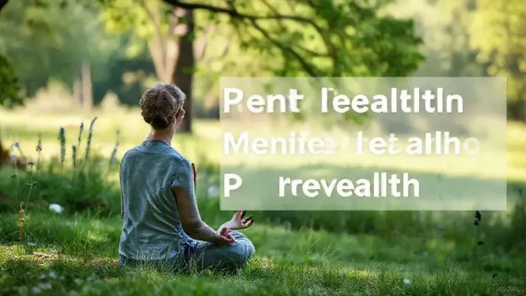 O Que São Medidas Preventivas: Saúde Mental