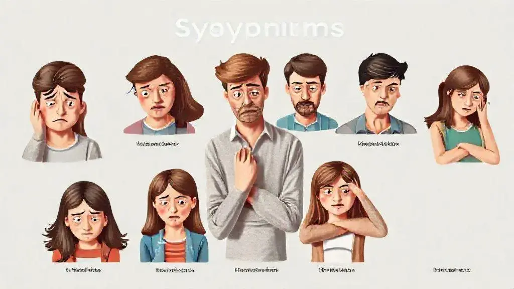 Principais sintomas de distúrbios emocionais Principais sintomas de distúrbios emocionais